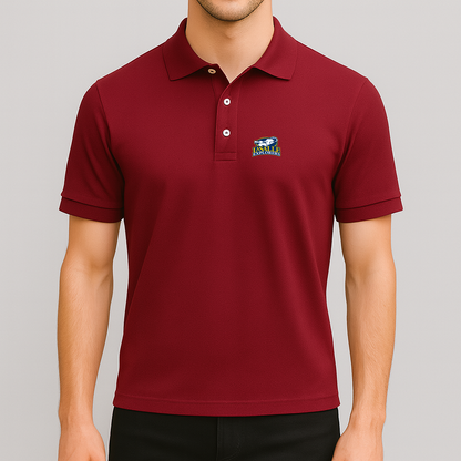 Men's La Salle Explorers Logo Dry Blend Polo