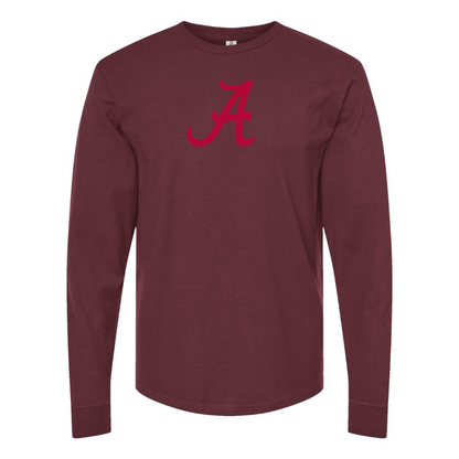 Men's Alabama Crimson Tide Logo Cotton Long Sleeve T-Shirt