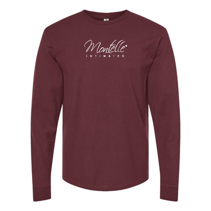 Men's Montelle Intimates Logo  Cotton Long Sleeve T-Shirt