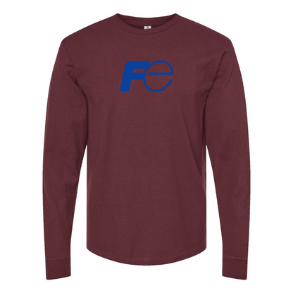 Men's Fuji-Electric Logo Cotton Long Sleeve T-Shirt