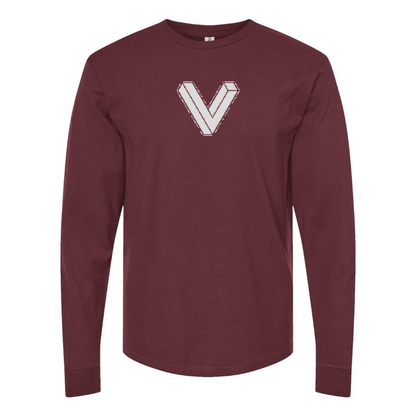 Men's Global Variations Logo Cotton Long Sleeve T-Shirt