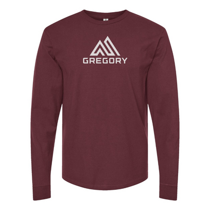 Men's Gregory Logo Cotton Long Sleeve T-Shirt