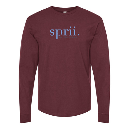Men's Sprii Logo Cotton Long Sleeve T-Shirt