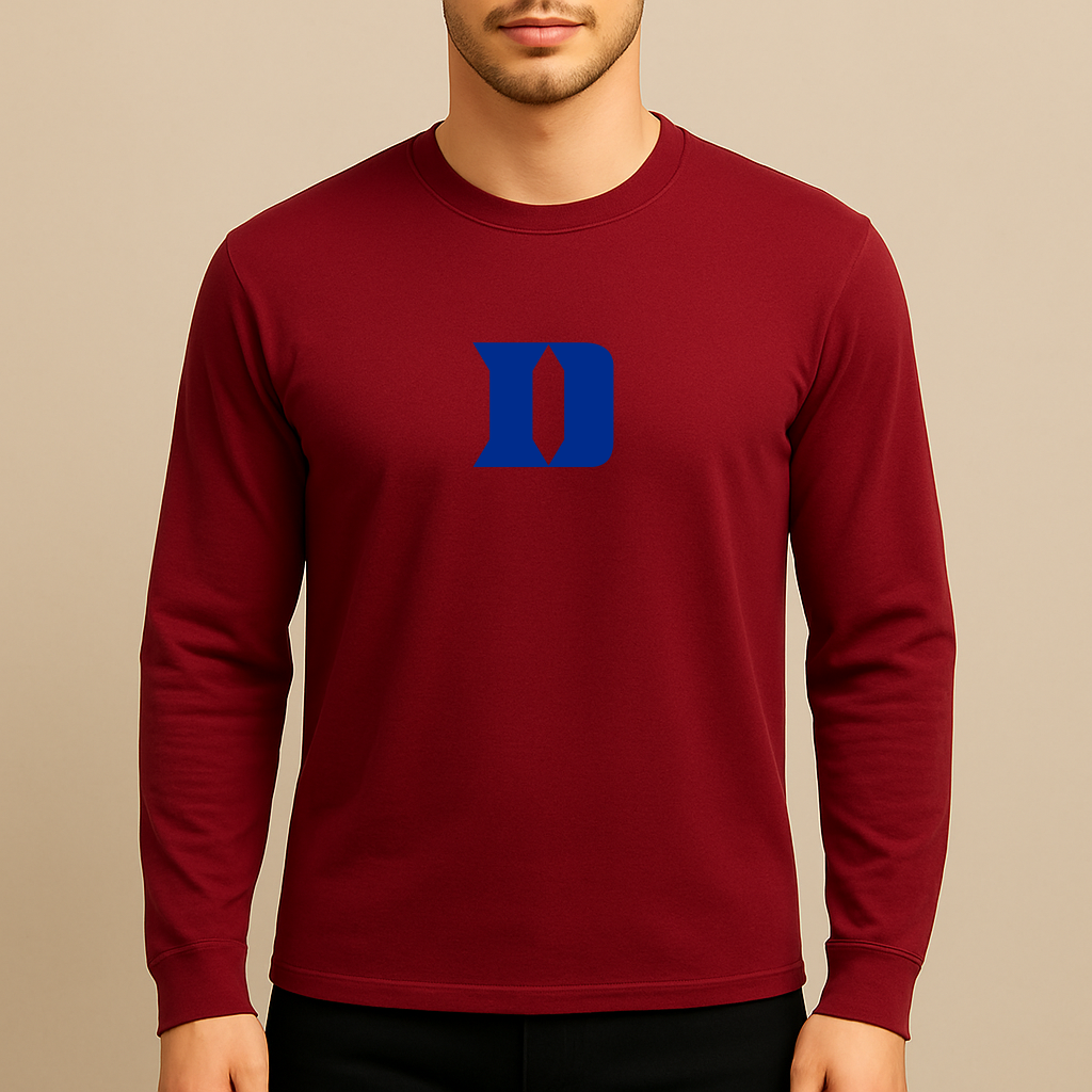 Men's Duke Blue Devils Logo Long Sleeve T-Shirt