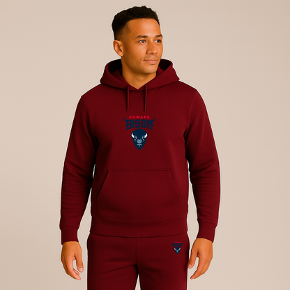 Men's Howard Bison Logo Hoodie Joggers Set