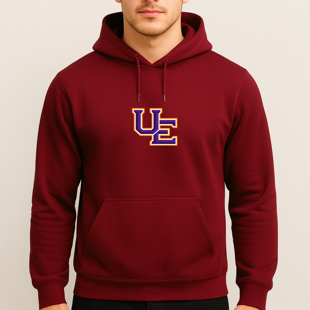 Men's Evansville Purple Aces Logo Pullover Hoodie