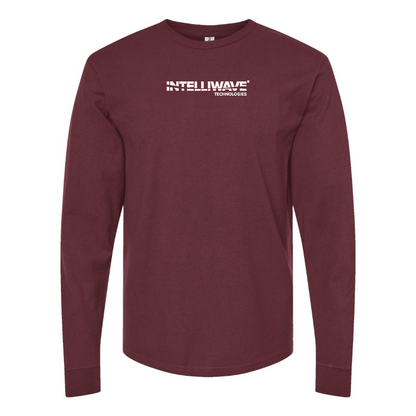 Men's Intelliwave Technologies Logo Cotton Long Sleeve T-Shirt