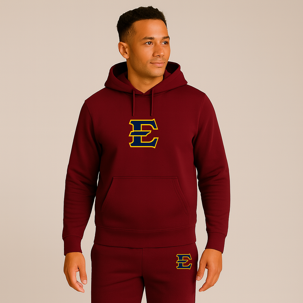 Men's ETSU Buccaneers Logo Hoodie Joggers Set