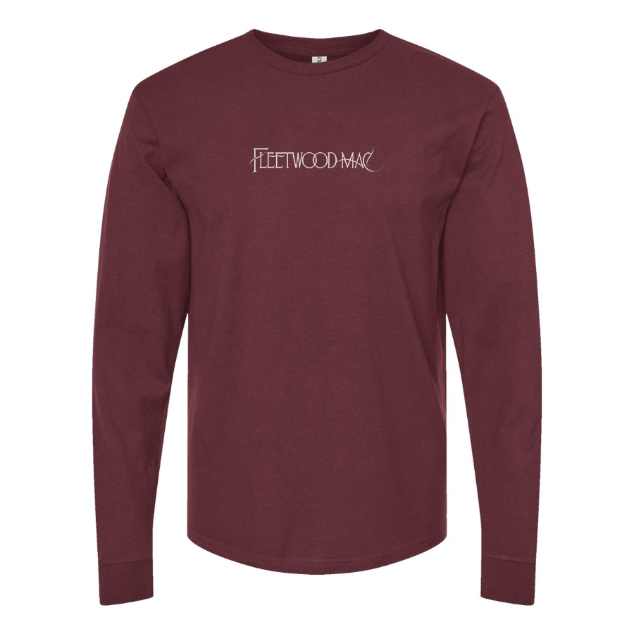 Men's Fleetwood Mac  Logo Cotton Long Sleeve T-Shirt
