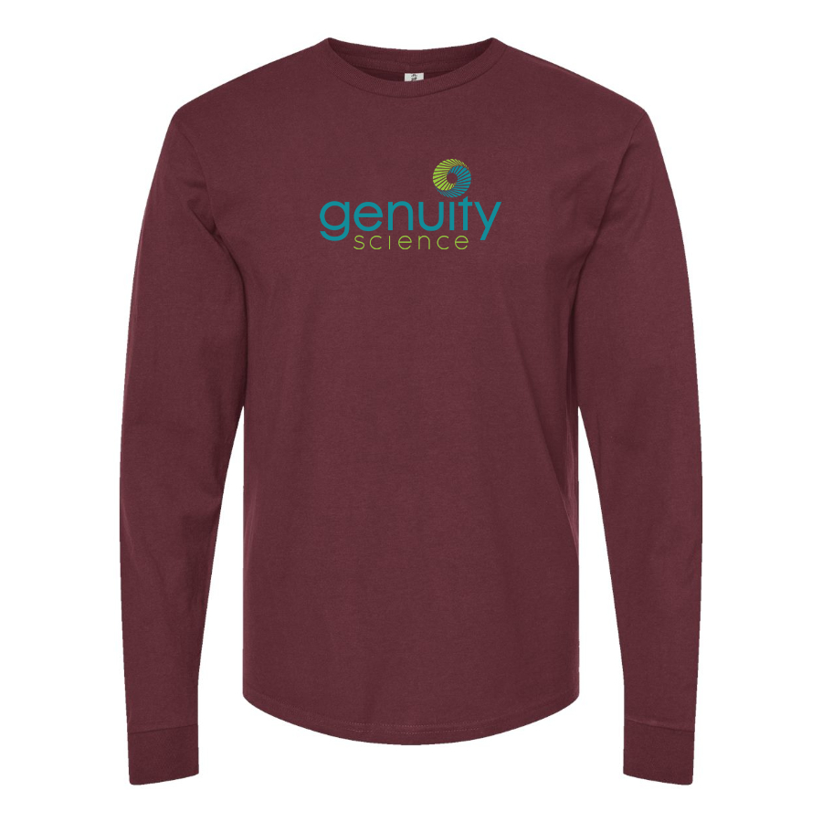 Men's Genuity Science  Logo Cotton Long Sleeve T-Shirt