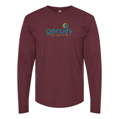 Men's Genuity Science  Logo Cotton Long Sleeve T-Shirt