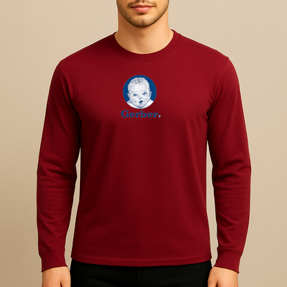 Men's Gerber Life Insurance Logo Long Sleeve T-Shirt