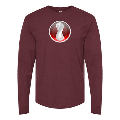 Men's Devon Motorworks Logo Cotton Long Sleeve T-Shirt