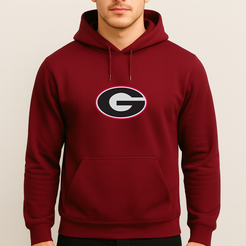 Men's Georgia Bulldogs Logo Pullover Hoodie