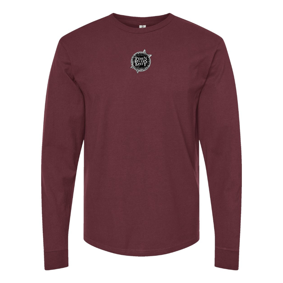 Men's When Rivers Meet Long Sleeve T-Shirt