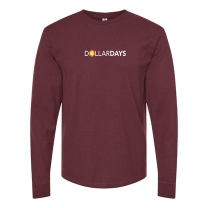 Men's Dollar Days Logo Cotton Long Sleeve T-Shirt