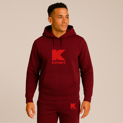 Men's Kmart Logo Hoodie Joggers Set