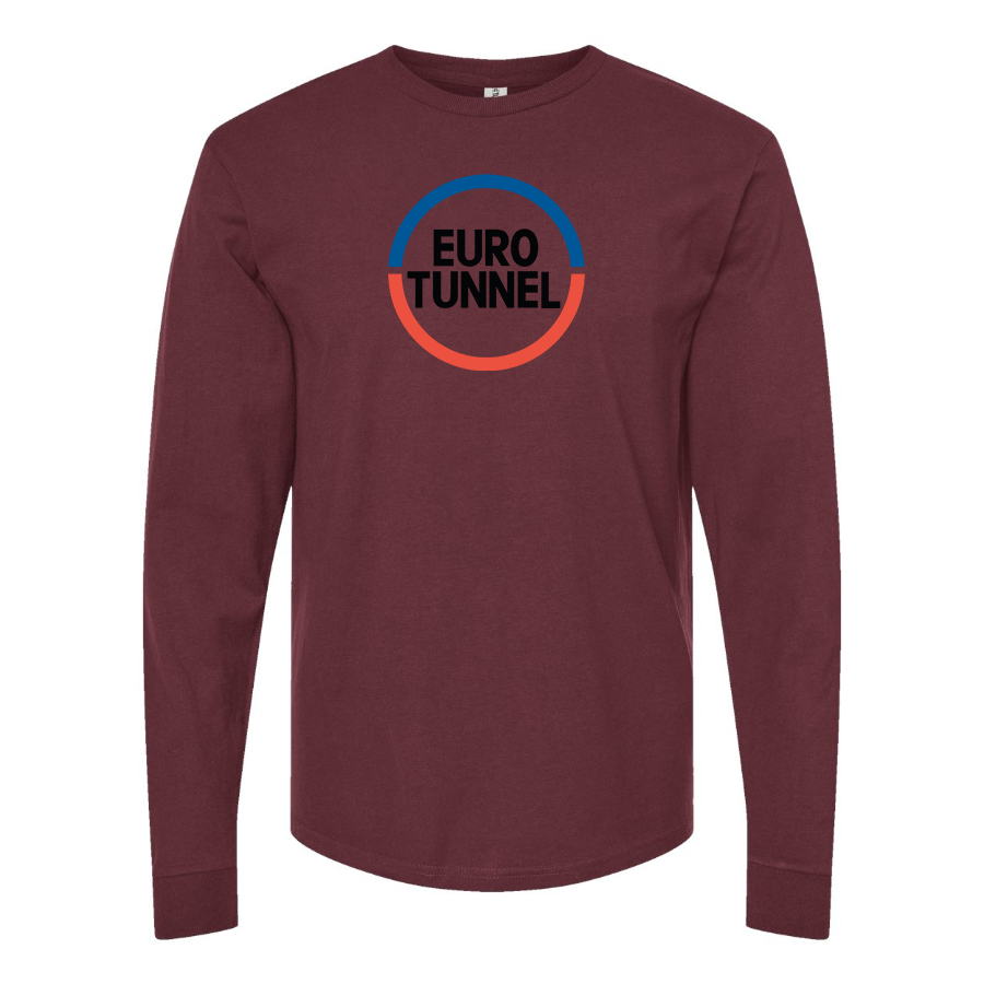 Men's   Eurotunnel   Logo Cotton Long Sleeve T-Shirt