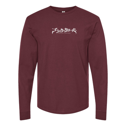 Men's Black Clover Logo Cotton Long Sleeve T-Shirt