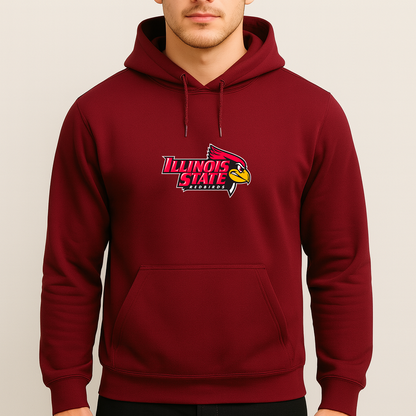 Men's Illinois State Redbirds Logo Pullover Hoodie
