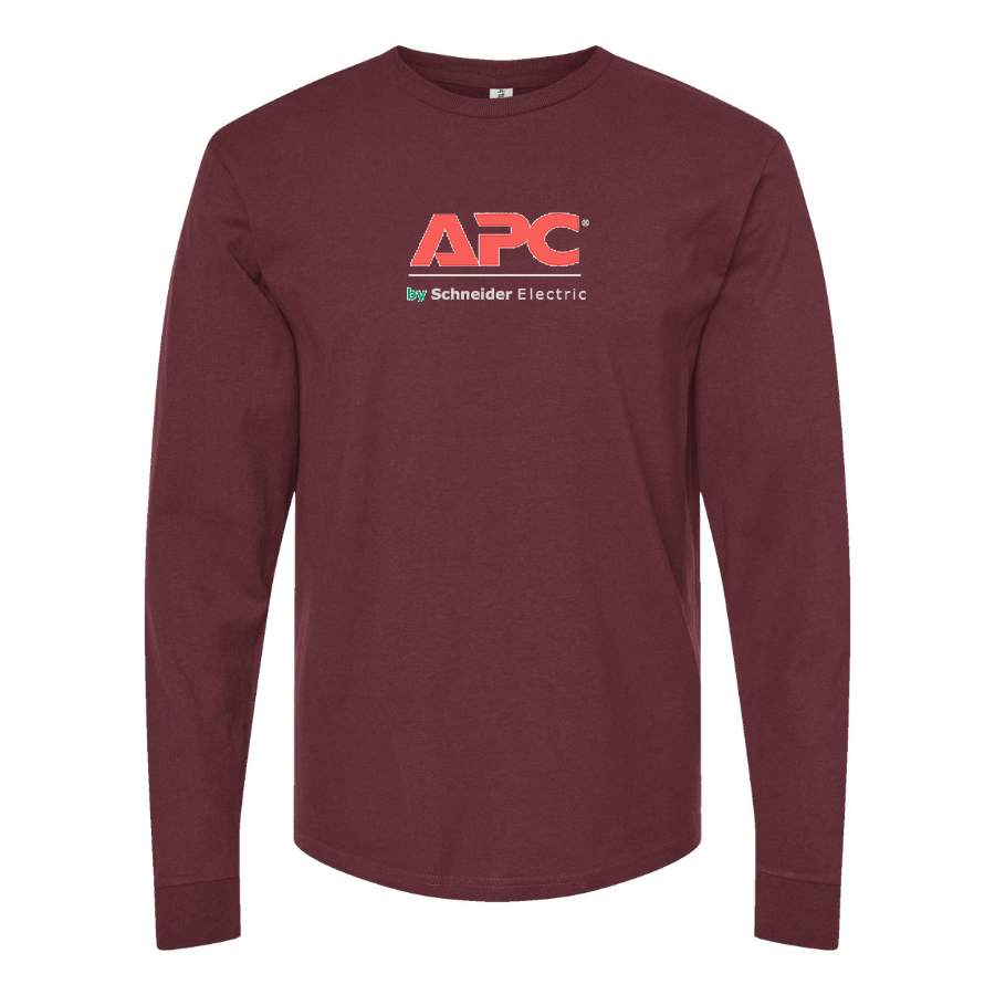 Men's APC  Logo Cotton Long Sleeve T-Shirt