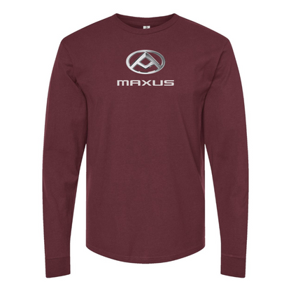 Men's Maxus Logo Cotton Long Sleeve T-Shirt