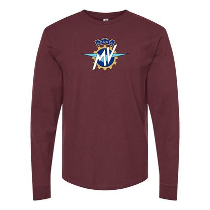 Men's MV Agusta Logo Cotton Long Sleeve T-Shirt
