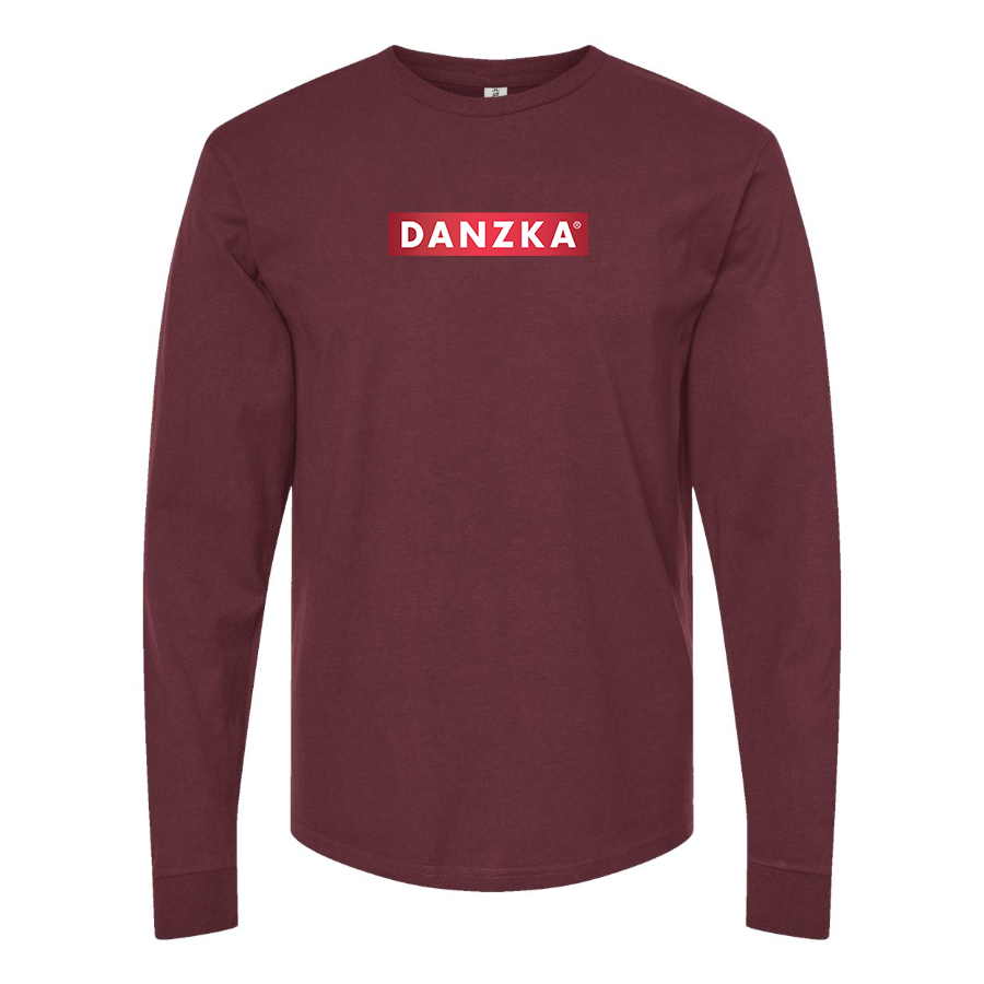 Men's Danzka  Logo Cotton Long Sleeve T-Shirt