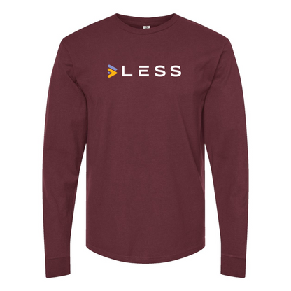 Men's LOGO LESS Logo Cotton Long Sleeve T-Shirt