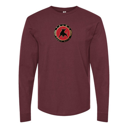 Men's Tauro Sport Auto Logo Cotton Long Sleeve T-Shirt