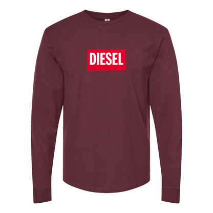Men's Diesel Logo Long Sleeve T-Shirt