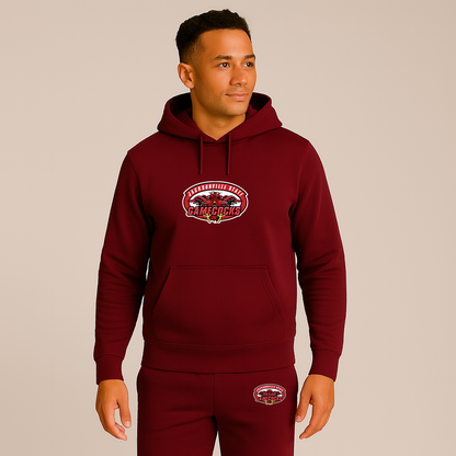 Men's Jacksonville State Gamecocks Logo Hoodie Joggers Set