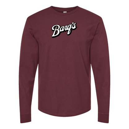 Men's Barqs Logo Cotton Long Sleeve T-Shirt