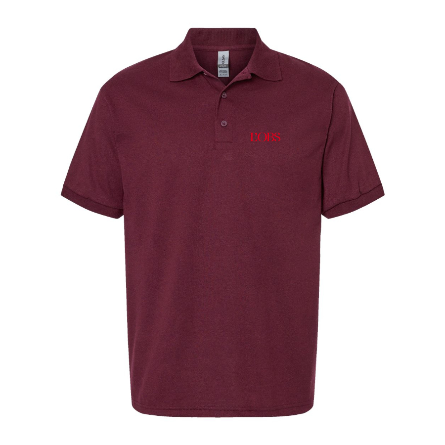 Men's L'OBS Logo Dry Blend Polo