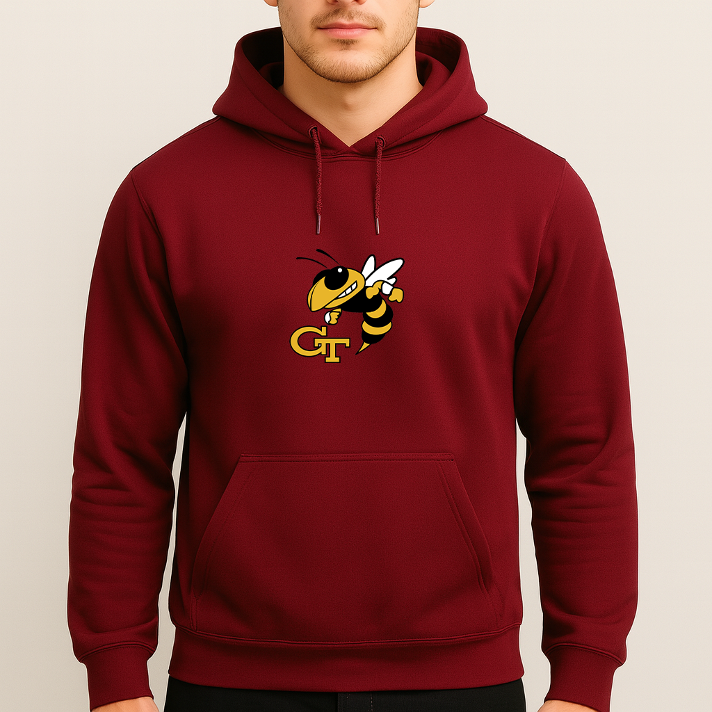 Men's Georgia Tech Yellow Jackets Logo Pullover Hoodie