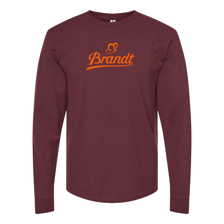 Men's Brandt Zwieback  Logo Cotton Long Sleeve T-Shirt