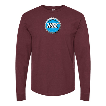 Men's Wit Beverage Company Logo Cotton Long Sleeve T-Shirt