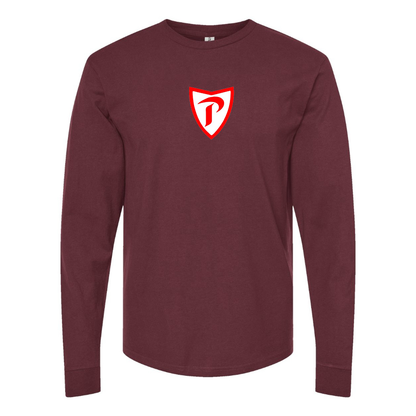 Men's Prince Motor Company Logo Cotton Long Sleeve T-Shirt