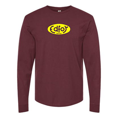 Men's Edfor Grand Sport Logo Cotton Long Sleeve T-Shirt