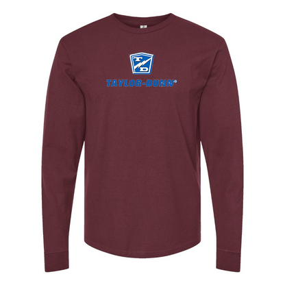 Men's Taylor Dunn Logo Cotton Long Sleeve T-Shirt