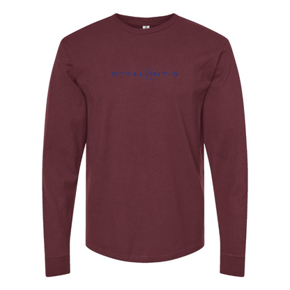 Men's Stellantis Logo Cotton Long Sleeve T-Shirt