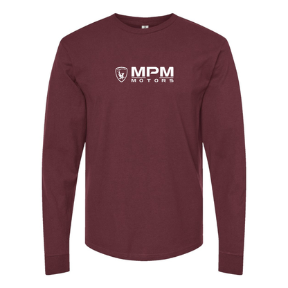 Men's MPM-Motors  Logo Cotton Long Sleeve T-Shirt