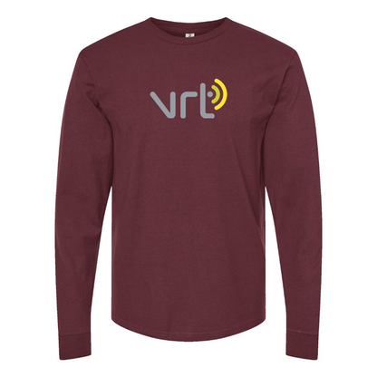 Men's VRT Logo Cotton Long Sleeve T-Shirt