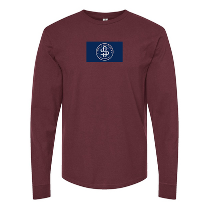 Men's Simply Southern Logo Cotton Long Sleeve T-Shirt