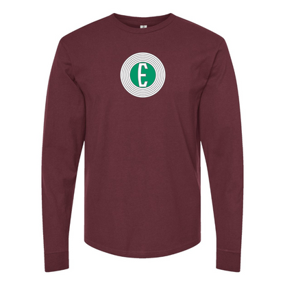 Men's Edsel Logo Cotton Long Sleeve T-Shirt