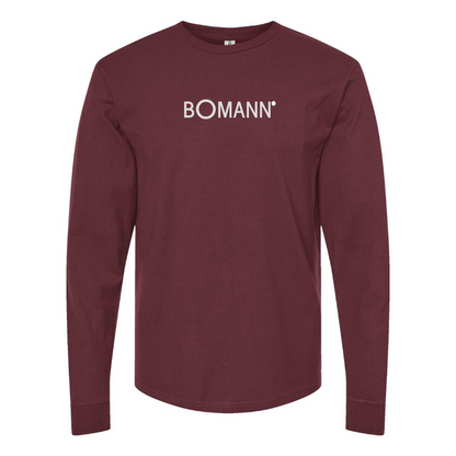 Men's Bomann Logo Cotton Long Sleeve T-Shirt