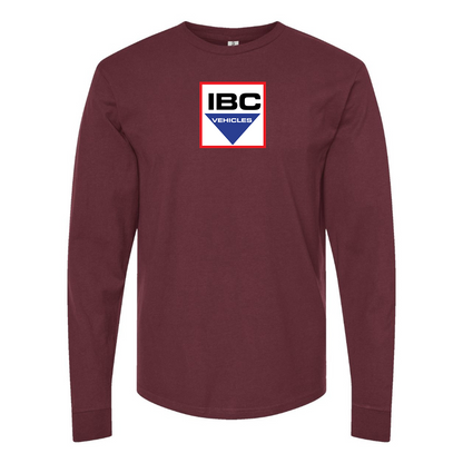 Men's IBC Vehicles Logo Cotton Long Sleeve T-Shirt