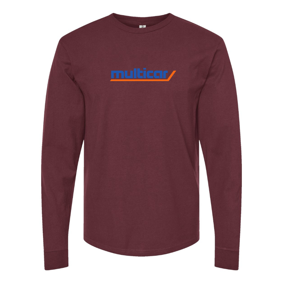 Men's Multicar  Logo Cotton Long Sleeve T-Shirt