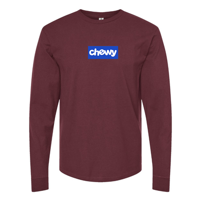 Men's chewy Logo Cotton Long Sleeve T-Shirt