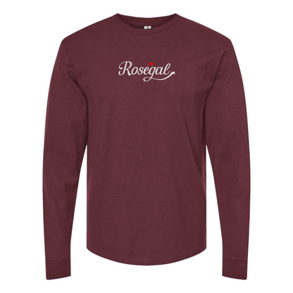 Men's Rosegal Logo Cotton Long Sleeve T-Shirt